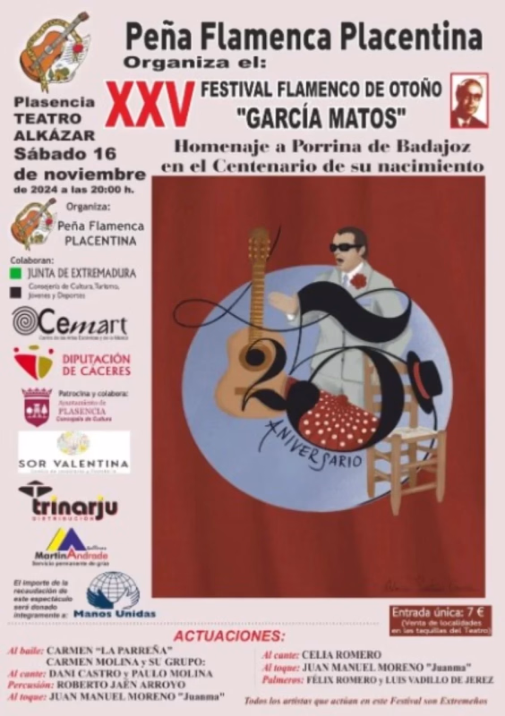 XXV Festival Flamenco García Matos en Plasencia en Plasencia