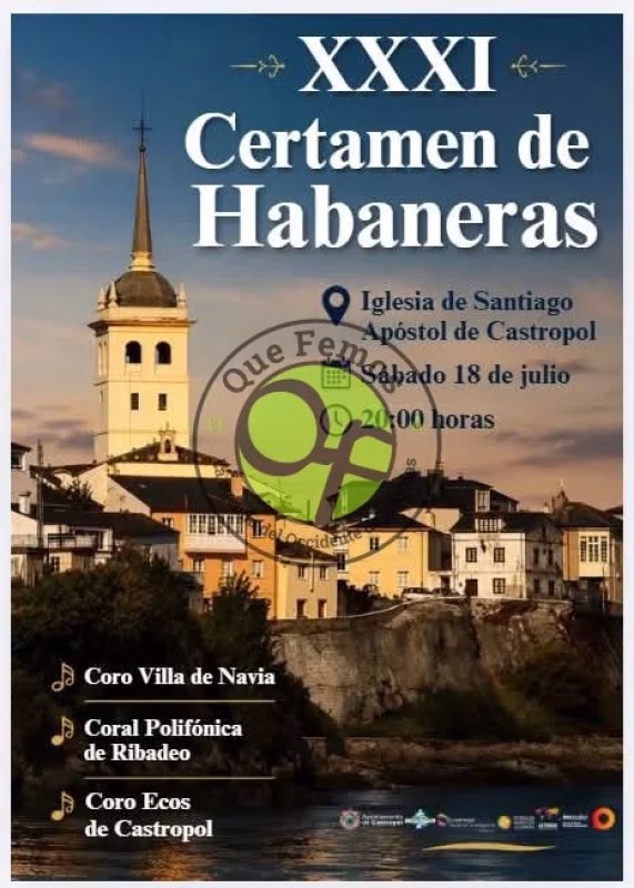 XXXI Certamen de Habaneras de Castropol en Castropol