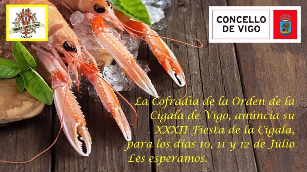 XXXII Capítulo de la Cofradía Orden de La Cigala en Vigo