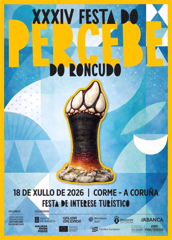 XXXIV Festa do Percebe do Roncudo 2026 en Corme en Cabana de Bergantiños