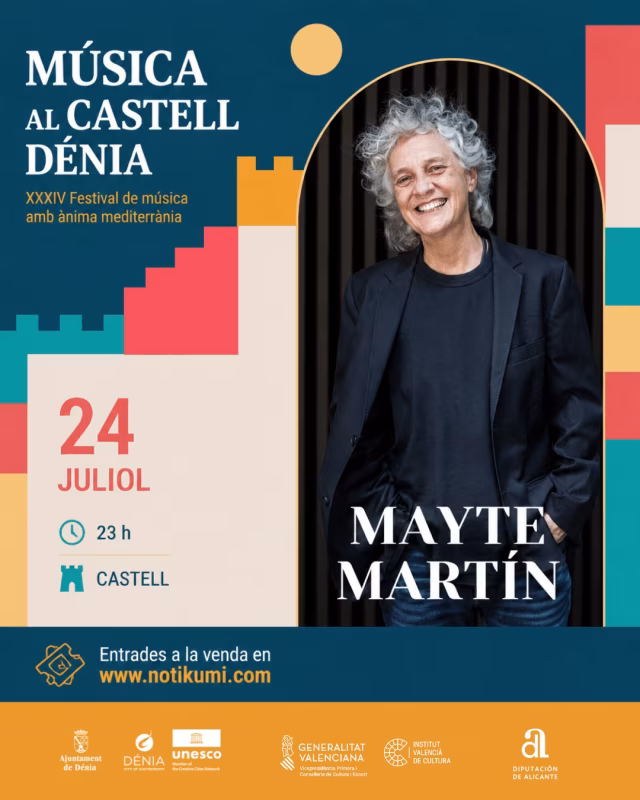 XXXIV Música al Castell: Mayte Martín en Dénia
