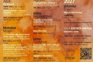 Carteles de la Asociación Artística del Duranguesado