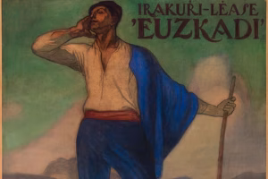 "Irakurri-Léase 'Euzkadi'", obra de Aurelio Arteta