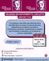 Mujeres en movimiento: Circuito deportivo