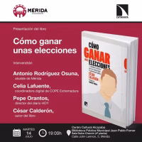 Presentación del libro ‘Cómo ganar unas elecciones’ de César Calderón