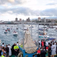 Procesión marítima de la Virgen del Carmen