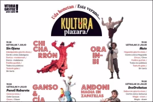 Programa Kultura Plazara! 2026 (Vitoria-Gasteiz)