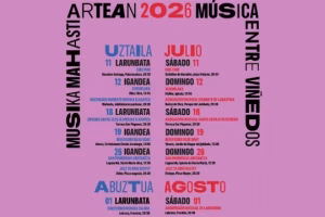 Programa Música entre Viñedos 2026