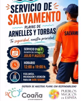 Servicio de Salvamento en las Playas de Arnelles y Torbas