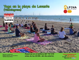 Taller de Yoga en la playa