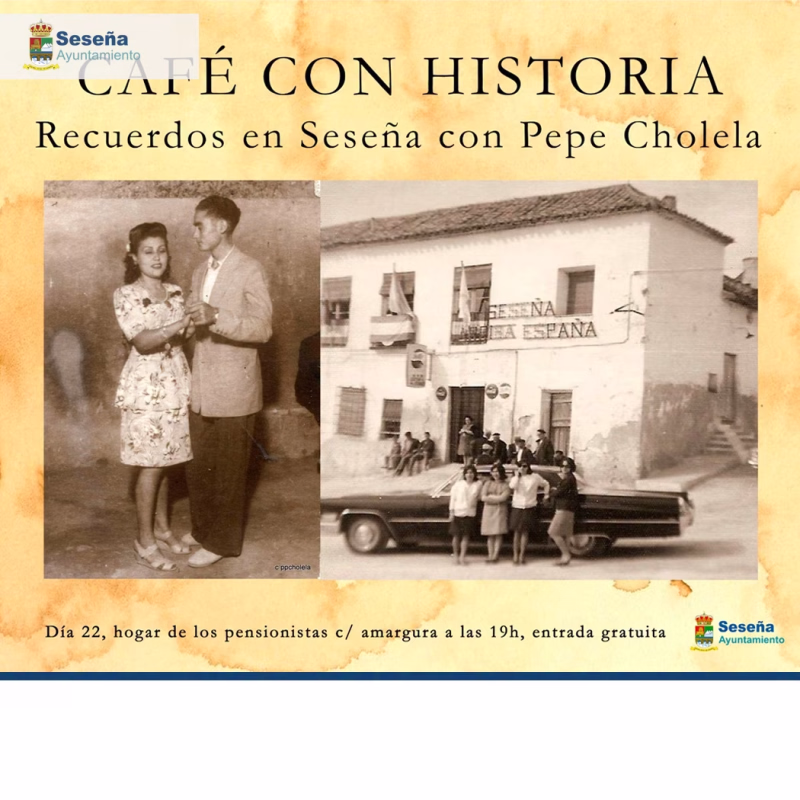 Café con Historia: Recuerdos en Seseña con Pepe Cholela en Seseña