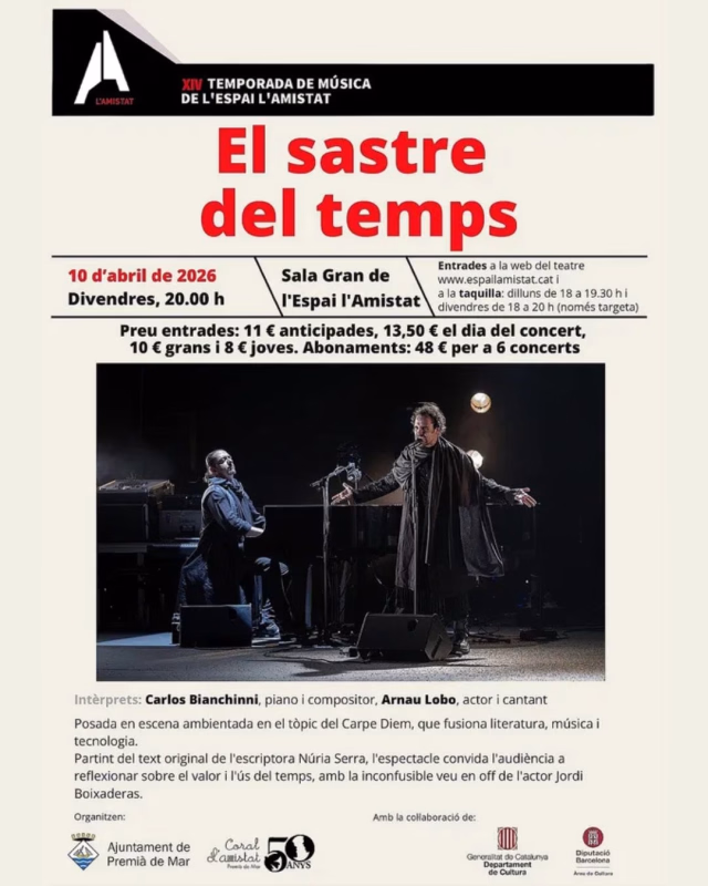 El sastre del temps en Premià de Mar
