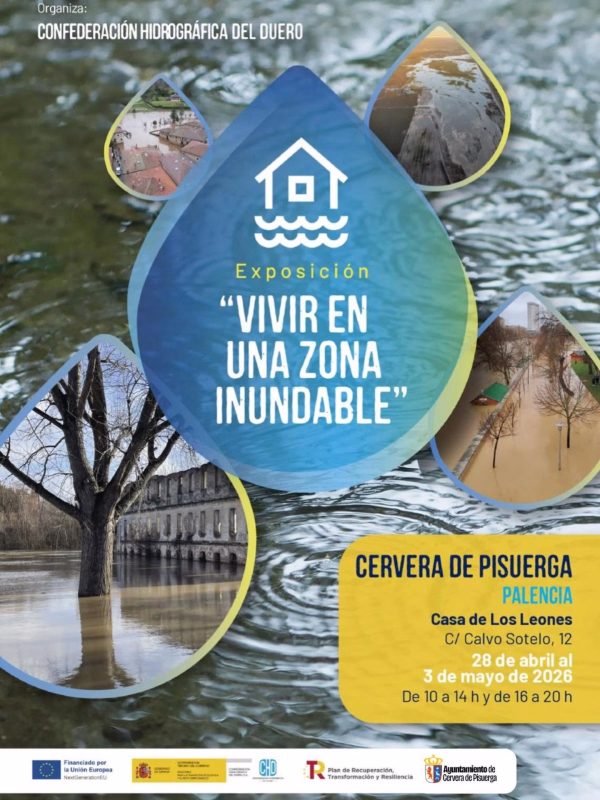 Exposición «Vivir en una zona inundable» en Cervera de Pisuerga