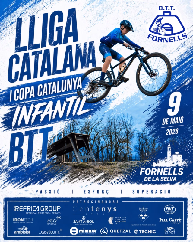 Lliga Catalana i Copa Catalunya Infantil de BTT en Fornells de la Selva