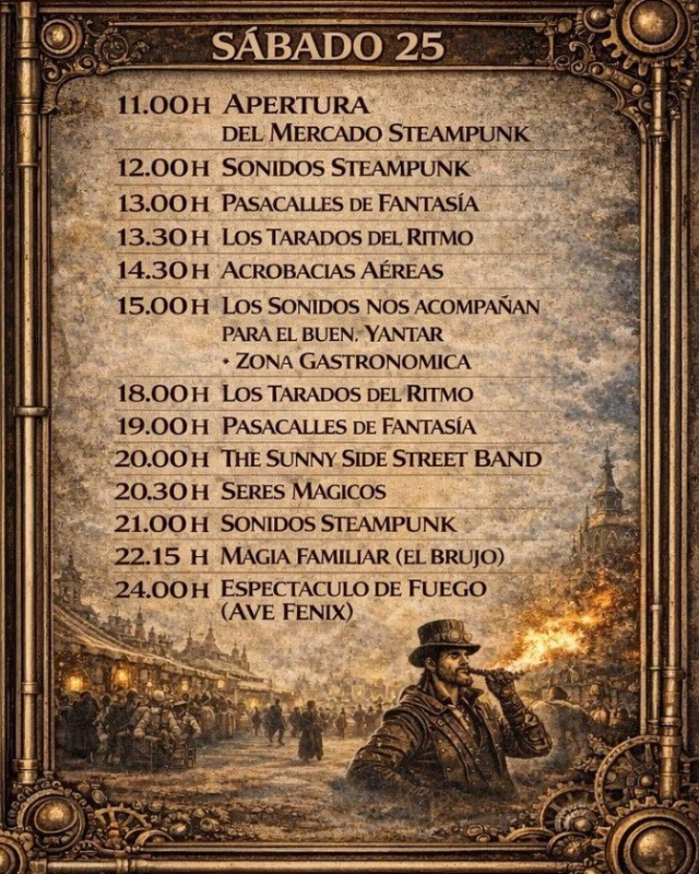 Jornada del Mercado Steampunk en Illescas
