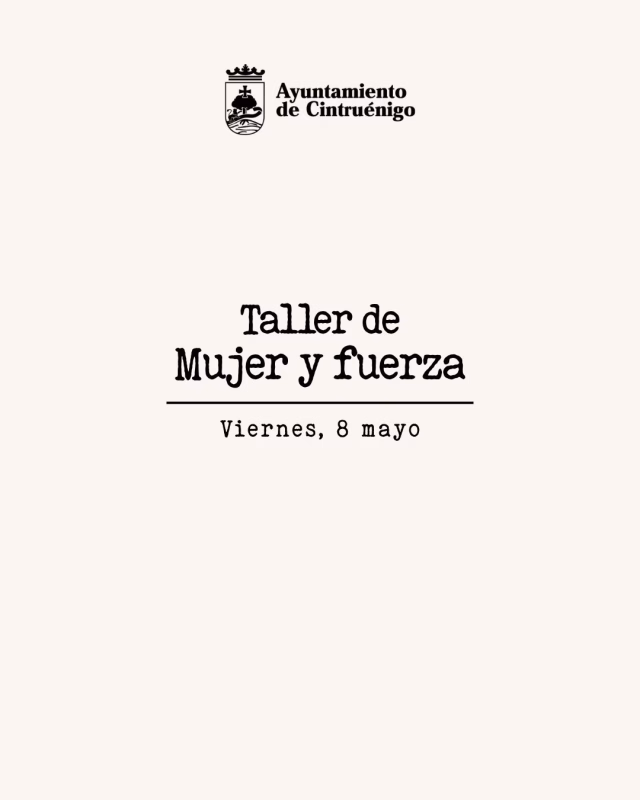 Taller “Mujer y Fuerza” en Cintruénigo