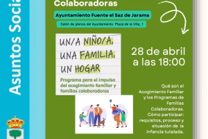 Charla informativa Acogimiento Familiar y Familias Colaboradoras