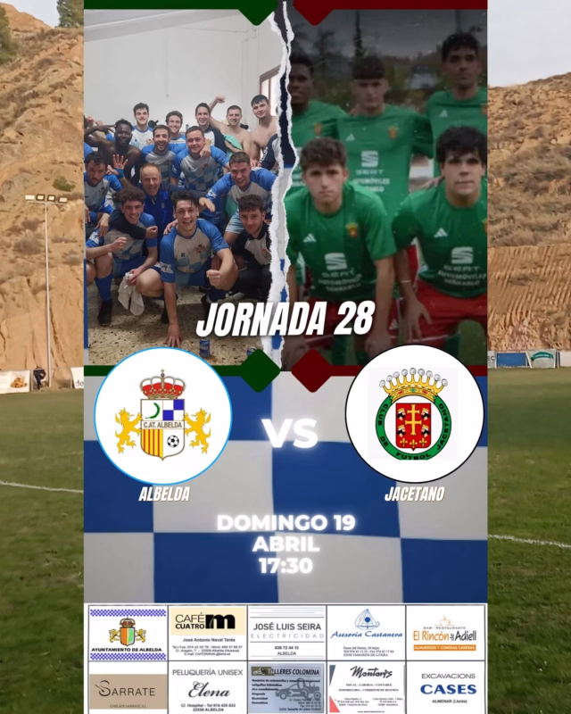 Partido de Fútbol: Atlético Albelda vs Jacetano en Albelda