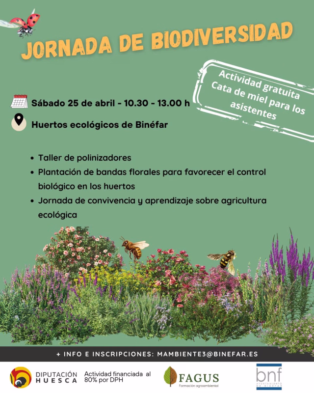 Jornada de Biodiversidad en Binéfar