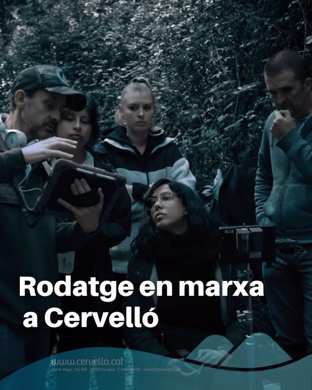 Rodaje de película de ciencia ficción y terror en Cervelló