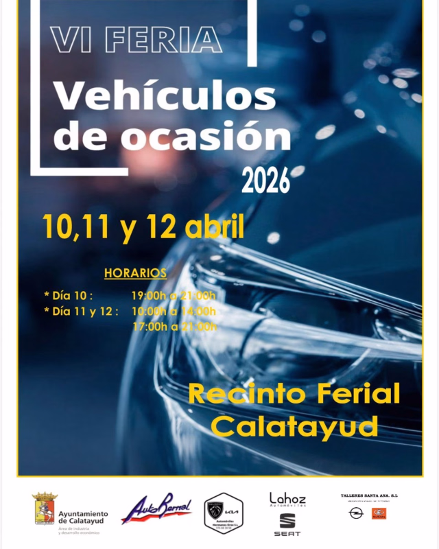 VI Feria Vehículos de ocasión en Calatayud