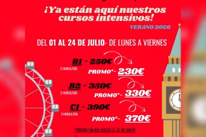Cursos intensivos de verano de Inglés
