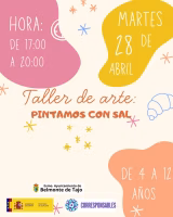 Taller de Arte para peques: Pintamos con sal
