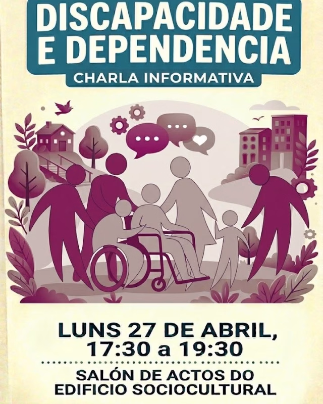 Charla informativa sobre Discapacidade e Dependencia en Pantón
