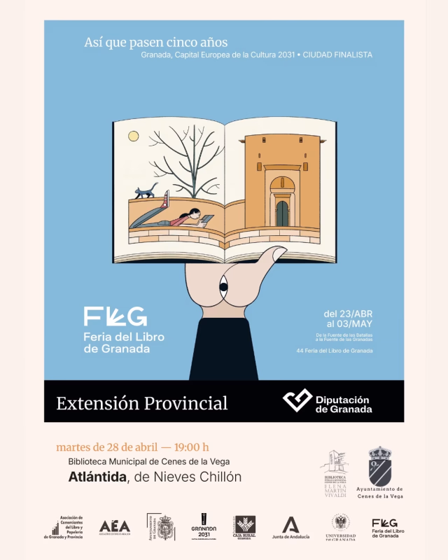 Presentación del libro “Atlántida” de Nieves Chillón en Cenes de la Vega