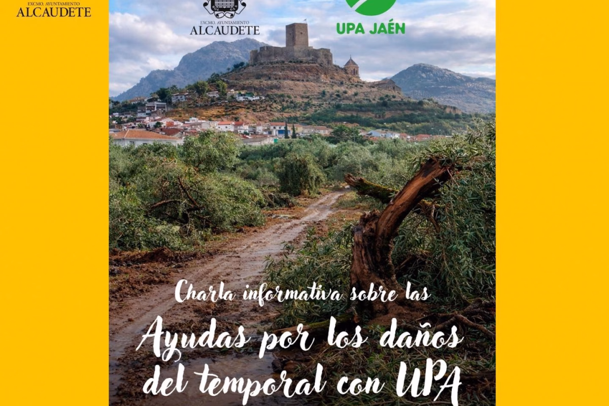 Charla informativa sobre Ayudas por los daños del temporal en Alcaudete
