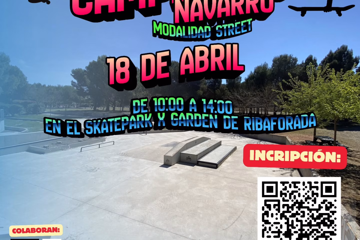 Primer Campeonato de Skateboarding Oficial - Modalidad Street en Ribaforada