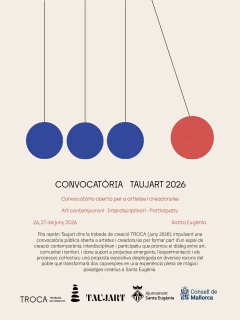 Convocatoria TAUJART 2026 / Trobada de creació TROCA