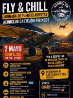 Jornada de Puertas Abiertas Fly & Chill Aeroclub Castejón Pirineos