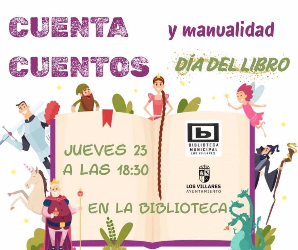 Cuentacuentos y manualidades en Los Villares