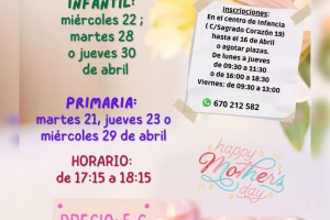 Taller Día de la Madre (Infantil)