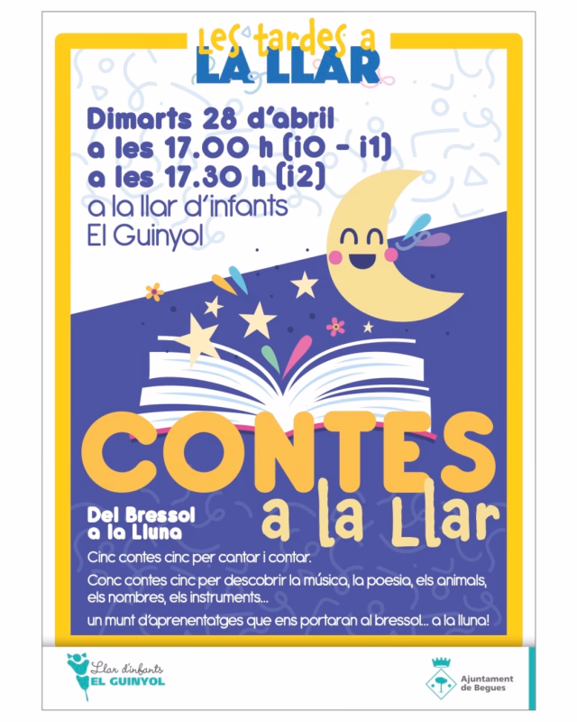 Contes a la Llar: Del Bressol a la Lluna (Grup i2) en Begues