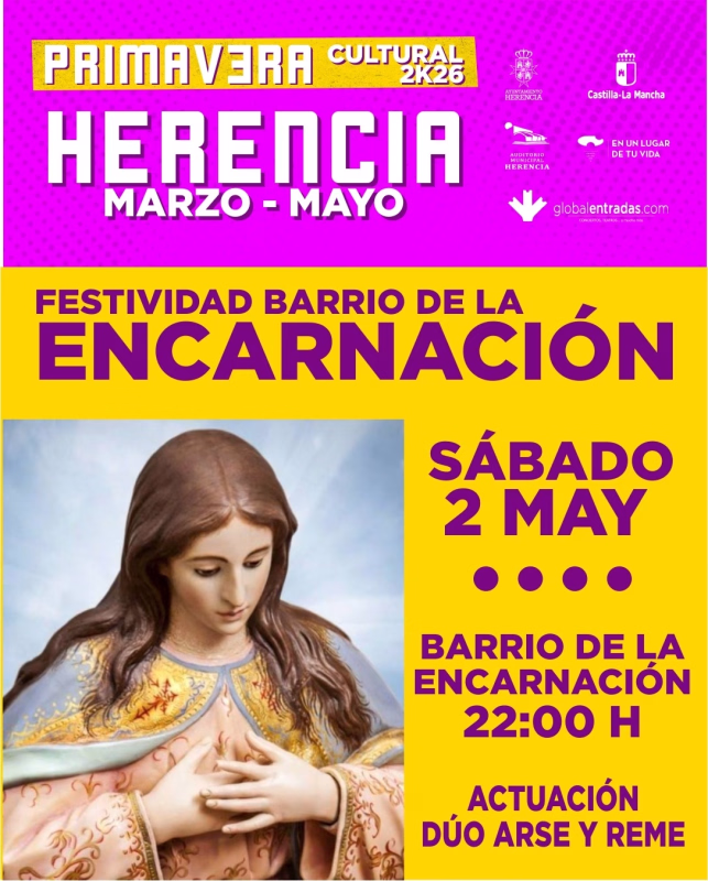 Actuación musical del Dúo Arse y Reme en Herencia