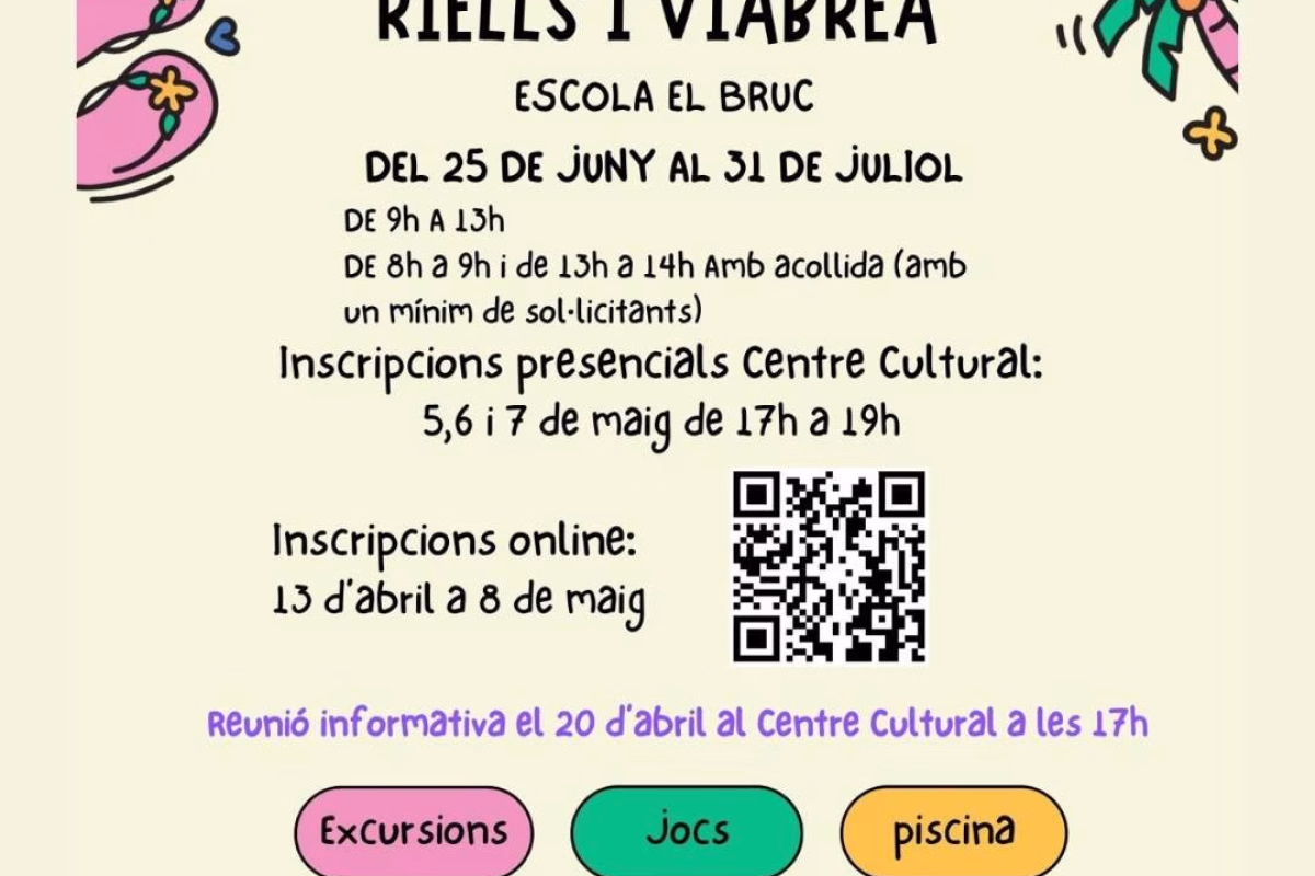 Casal d'Estiu 2026 RIELLS I VIABREA en Riells i Viabrea