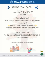 Karaoke en el Casal d'Avis