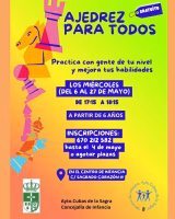 Ajedrez para todos - Miércoles 6 de mayo