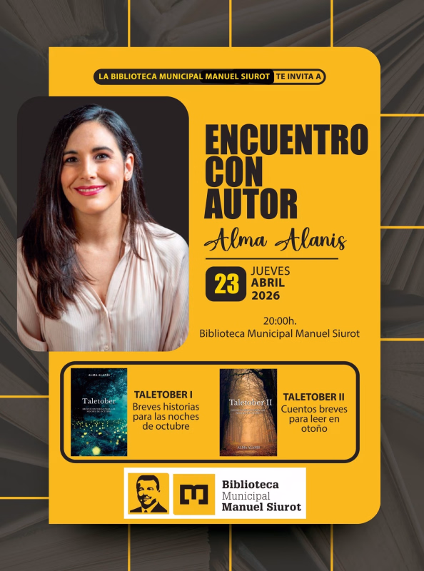 Encuentro con la autora Alma Alanís: Presentación de Taletober en La Palma del Condado
