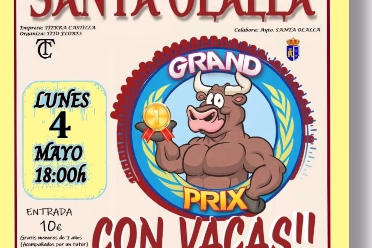 Gran Prix con vacas en Santa Olalla