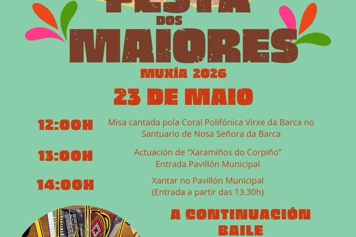 Baile co Grupo Alba en Muxía