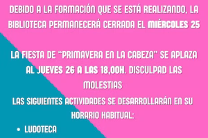 Fiesta de "Primavera en la cabeza"