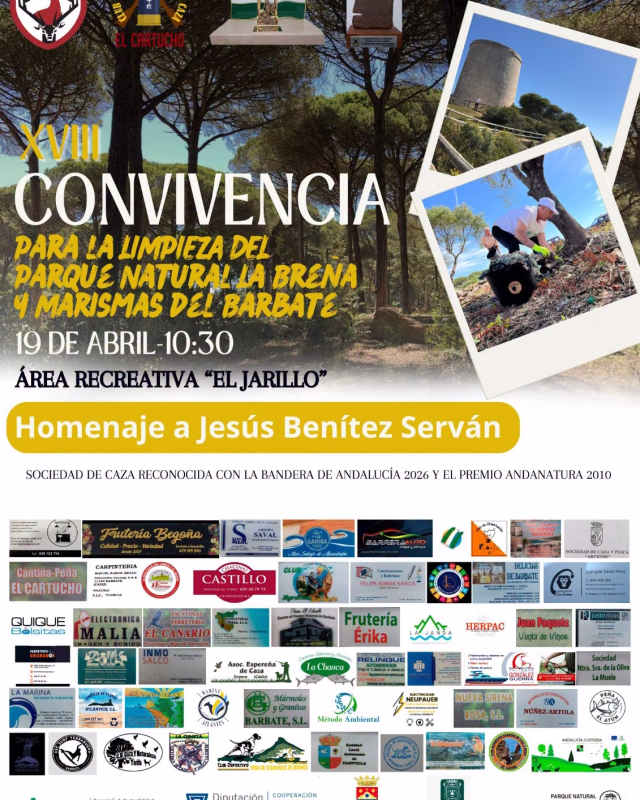 XVIII Convivencia para la Limpieza del Parque Natural La Breña y Marismas del Barbate en Barbate