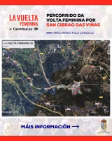 A Volta Ciclista Feminina en San Cibrao das Viñas