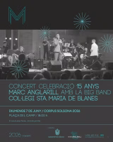 Concert celebració 15 anys Marc Anglarill amb la Big Band Col·legi Santa Maria de Blanes