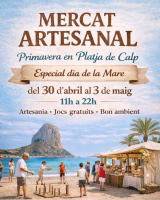 Mercado Artesanal Primavera en Playa de Calp (Especial Día de la Madre)