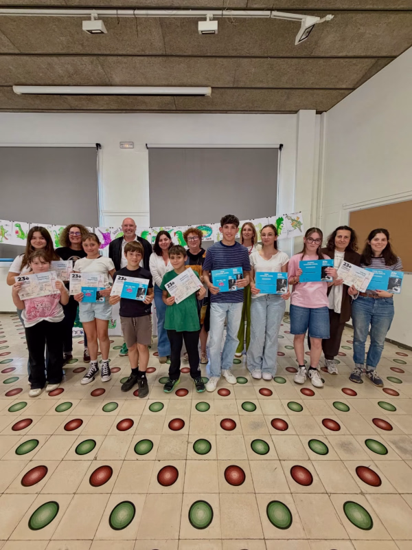 Entrega de premios del Concurs de Microliteratura Joaquim Carbó en Caldes de Malavella