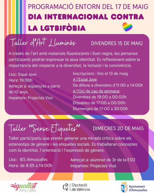 Taller de Arte Luminoso en Almussafes